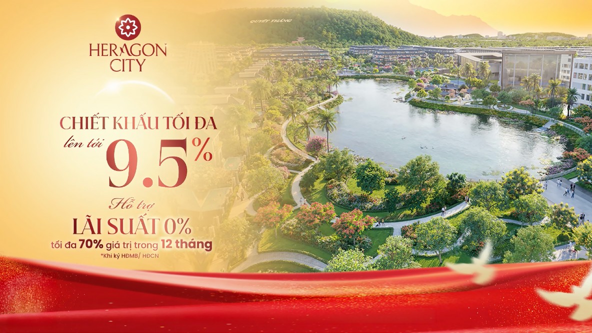 Heragon City tung chính sách ưu đãi giai đoạn đầu, mở rộng cơ hội cho nhà đầu tư